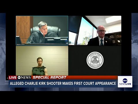 You are currently viewing Charlie Kirk shooting suspect Tyler Robinson makes first court appearance: ABC NEWS SPECIAL REPORT