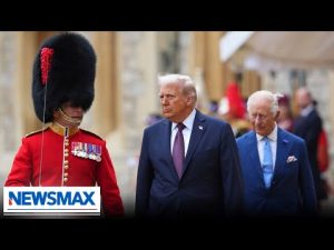 Read more about the article Royals welcome President Trump, first lady