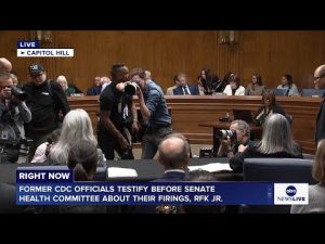 Read more about the article LIVE: Former CDC officials testify before Senate committee about their firings, RFK Jr.
