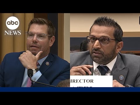 You are currently viewing Kash Patel and Eric Swalwell spar over Epstein files at Senate hearing