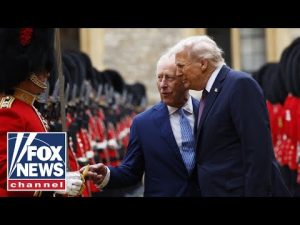Read more about the article Trump and Melania participate in a state dinner with King Charles