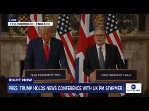 Read more about the article LIVE: President Trump holds news conference with UK PM Starmer
