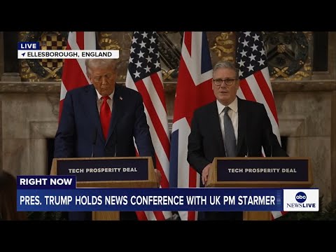 You are currently viewing LIVE: President Trump holds news conference with UK PM Starmer