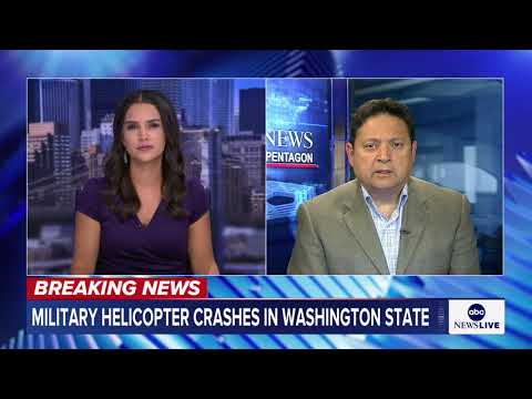 You are currently viewing Military helicopter crashes near base in Washington state, official says