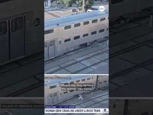 Read more about the article Woman seen crawling under Illinois commuter train