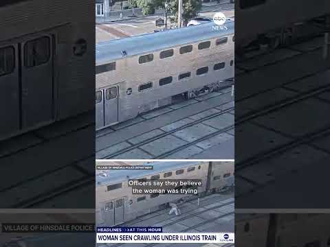 You are currently viewing Woman seen crawling under Illinois commuter train