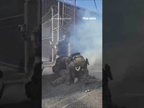 You are currently viewing WATCH: Two anti-ICE demonstrators ARRESTED during protest