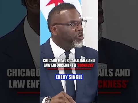 You are currently viewing Law enforcement is a ‘SICKNESS’: Chicago mayor #shorts #usa #us #foxnews #crime #chicago
