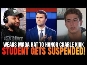 Read more about the article Student wears MAGA hat to honor Charlie Kirk gets suspended after argument!