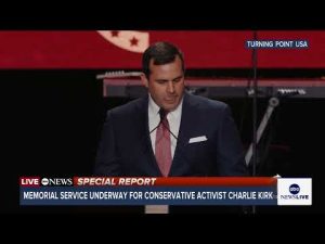 Read more about the article Turning Point USA COO says Charlie Kirk ‘built a movement that changed the world’