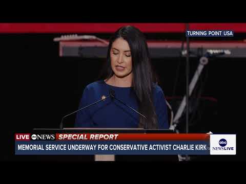 You are currently viewing GOP Rep. Anna Paulina Luna speaks at Charlie Kirk’s memorial: ‘Will you live boldly as Charlie did?’