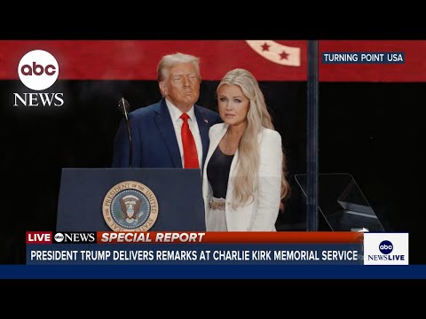 You are currently viewing FULL SPEECH: President Trump speaks at Charlie Kirk memorial service