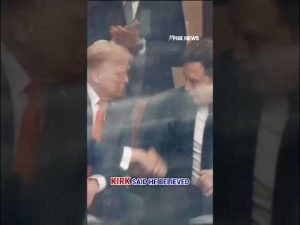 Read more about the article SEE IT: Trump, Musk reunite at memorial ‘for Charlie’ #shorts #trump #elonmusk #doge #usnews