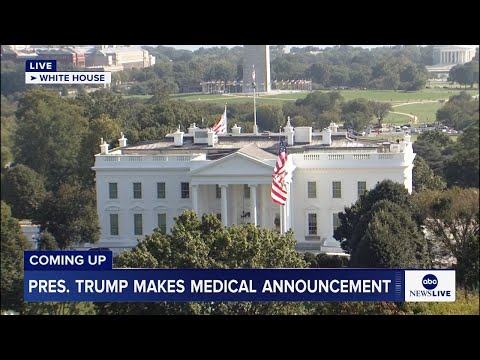 You are currently viewing President Trump makes a medical announcement at the White House: LIVE