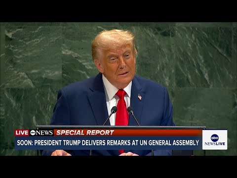 You are currently viewing COMING UP: President Trump addresses United Nations General Assembly
