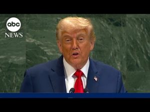 Read more about the article President Trump addresses world leaders at the United Nations General Assembly