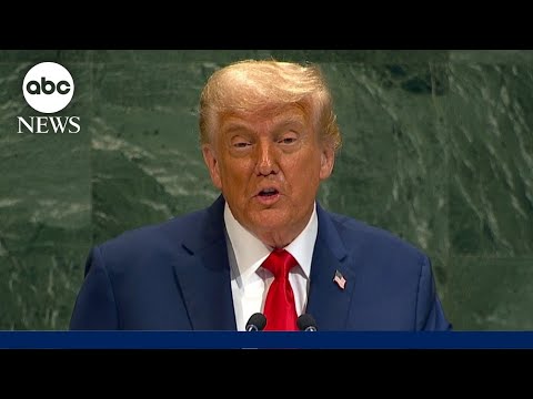 You are currently viewing President Trump addresses world leaders at the United Nations General Assembly