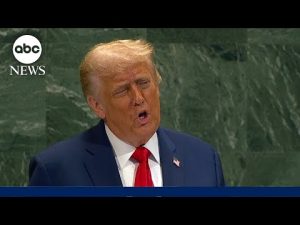 Read more about the article President Trump criticizes immigration policies, renewable energy in closing remarks at the UN