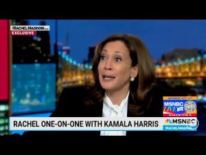 Read more about the article Kamala Harris’ NEW Interview on MSNBC is a Must-See Trainwreck!