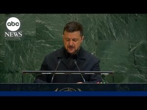 Read more about the article Zelenskyy tells UNGA: ‘No one can feel safe right now’