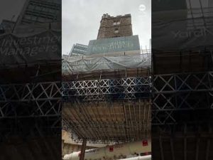 Read more about the article Historic church lifted 50 feet in the air during office build