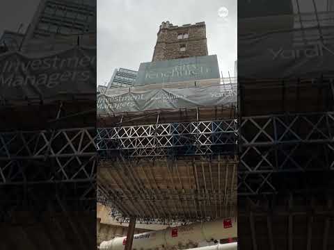 You are currently viewing Historic church lifted 50 feet in the air during office build
