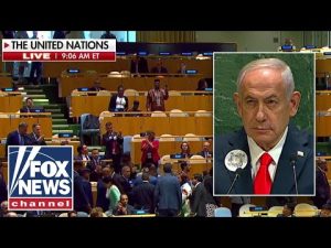 Read more about the article WATCH: UN delegates walk out in protest as Netanyahu takes the stage