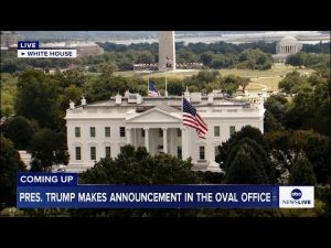 Read more about the article LIVE: President Trump makes announcement in the Oval Office