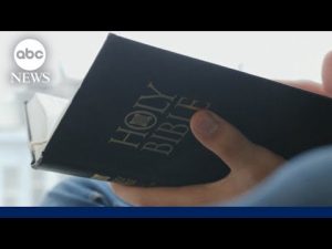 Read more about the article Oklahoma high school teacher speaks out about Trump-branded Bibles in classrooms