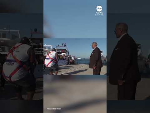 You are currently viewing Egyptian ‘strong man’ goes for world record by pulling a ship with his teeth