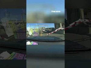 Read more about the article WATCH: Driver jumps gap in bridge to flee from police #shorts #usa #us #policechase