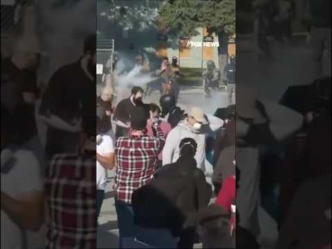 You are currently viewing WATCH: Protesters CLASH with ICE agents in Chicago #shorts #ICE #usnews #chicago #illegalimmigration