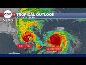 Read more about the article Powerful Hurricane Humberto and Tropical Storm Imelda churn in the Atlantic