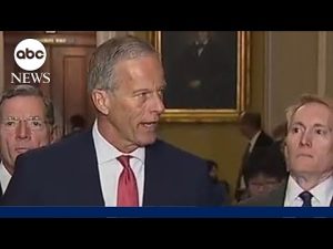 Read more about the article Senate Majority Leader John Thune: ‘We are only hours away from a government shutdown’