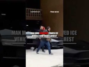 Read more about the article WATCH: Man arrested after allegedly towing an ICE vehicle #shorts #usa #us #ice #viral #media #news