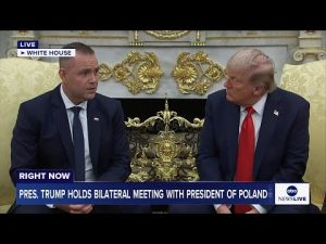 Read more about the article LIVE: Pres. Trump holds bilateral meeting with president of Poland