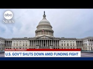 Read more about the article US government shuts down amid funding fight