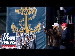 Read more about the article ‘Hooyah, Navy!’: Melania Trump marks 250 years of American sea power