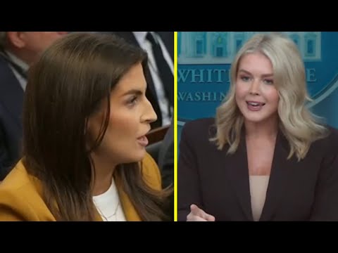 Read more about the article Karoline Leavitt Flips the Script on CNN’s Kaitlan Collins at W.H. Press Briefing