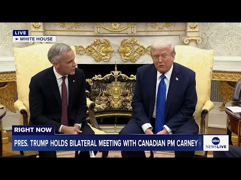 Read more about the article LIVE: President Trump holds bilateral meeting with Canadian PM Carney