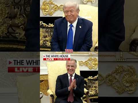 Read more about the article Oval Office ERUPTS in laughter at Trump’s jokes about Canadian leader #shorts #canada #trump #us