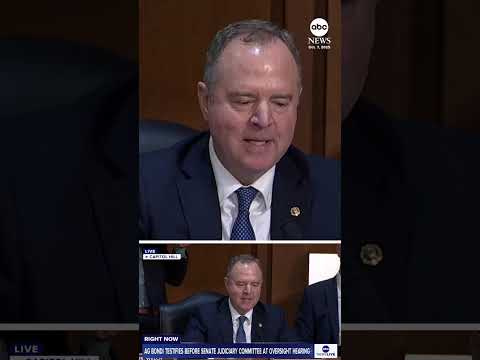 Read more about the article Pam Bondi, Adam Schiff spar at Senate oversight hearing