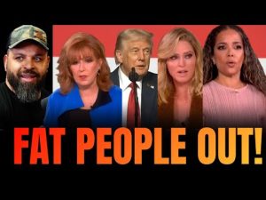 Read more about the article The View Loses It After Trumps KICKS Fat People Out the Military