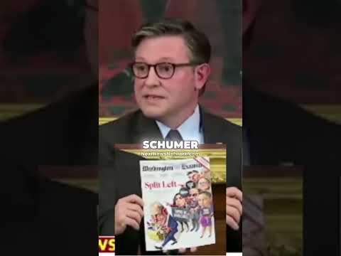 Read more about the article Mike Johnson Reveals AOC is Holding Schumer HOSTAGE