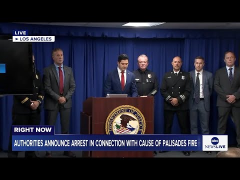 Read more about the article LIVE: Authorities announce arrest in connection with cause of Palisades fire