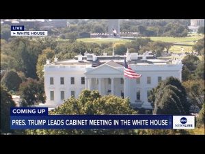 Read more about the article COMING UP: President Trump leads cabinet meeting in the White House