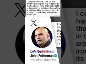 Read more about the article ‘GIVE HIM CREDIT’: Democrats praise Trump’s Israel-Hamas deal #shorts #trump #israel #hamas #peace