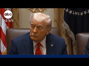 Read more about the article President Trump pressed on what will happen between Israel and Hamas after the hostages are released