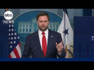 Read more about the article Vice President JD Vance briefs reporters on the government shutdown