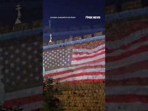 Read more about the article WATCH: American and Israeli flags illuminate walls of Jerusalem’s Old City #shorts #usa #media #fox